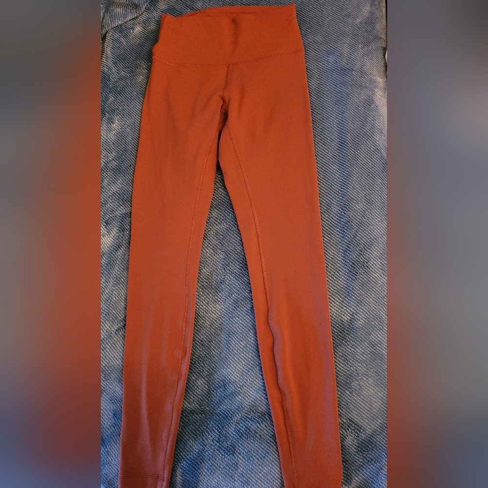Lululemon Rust Red Leggings